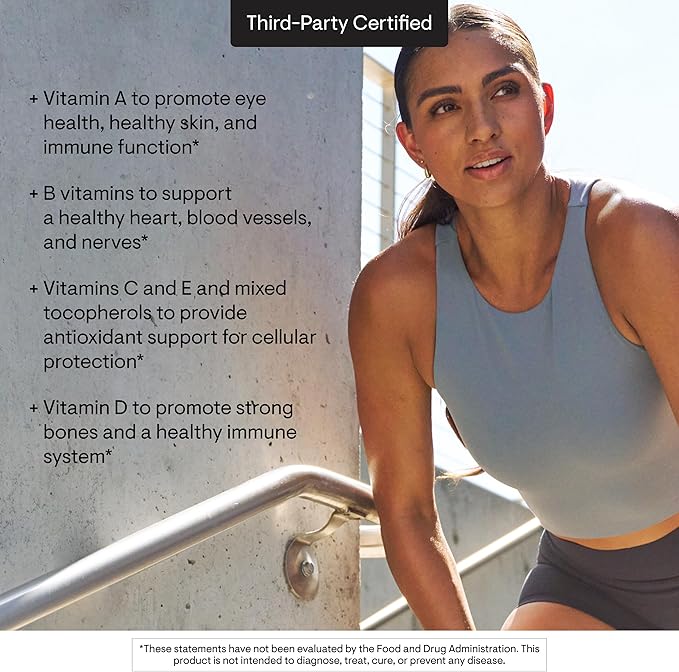 THORNE - Basic Nutrients 2/Day - Comprehensive Daily Multi-Vitamin with Optimal Bioavailability - Vitamin &amp Mineral Formula - Third-Party Certified - Gluten Dairy &amp Soy-Free - 120 Capsules