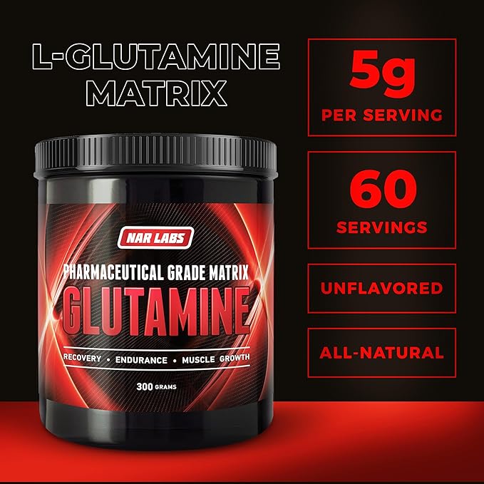 Glutamine Matrix 300 Grams | Natural | Non-GMO | Gluten Free | 60 Servings