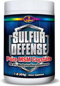 7 Lights Sulfur Defense Opti-MSM 99.9% Pure MSM Powder | Dietary Supplement for Joints Skin &amp Immune Support – Organic Methylsulfonylmethane Crystals Vegan Non-GMO Gluten-Free – Made in USA (1