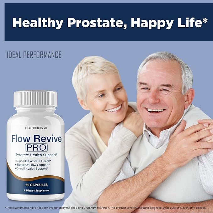 Flow Revive Pills FlowRevive Supplement Flow Revive Prostate Supplement Capsules - Maximum Strength Daily Wellness &amp Comfort All Natural FlowRevive Pro Health &amp Wellness Reviews (2 Pack)