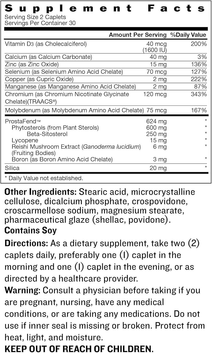 SUPER BETA PROSTATE Advanced – Promote Sleep Support Bladder Emptying. Prostate Support Supplement for Men's Health with Beta Sitosterol not Saw Palmetto. (240 Caplets 4-Pack)