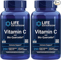 Life Extension Vitamin C and Bio-Quercetin®Cardiovascular Health SupplementImmune SupportHighly absorbablequercetinVitamin CGluten FreeNon-GMOVegetarian250 Tablets(Pack of 2)