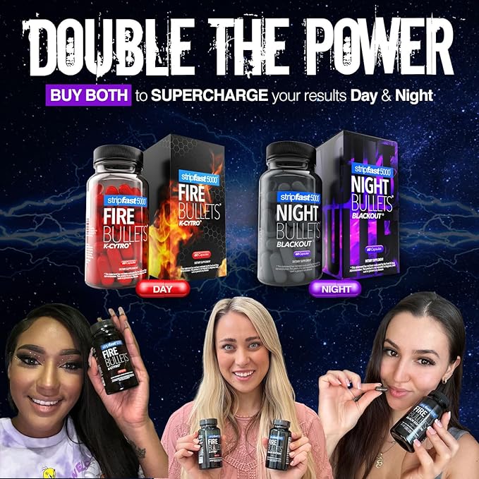 stripfast5000 Fire Bullets with K-CYTRO for Women and Men
