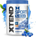 XTEND Sport BCAA Powder Blue Raspberry Ice - Electrolyte Powder for Recovery &amp Hydration with Amino Acids - 30 Servings