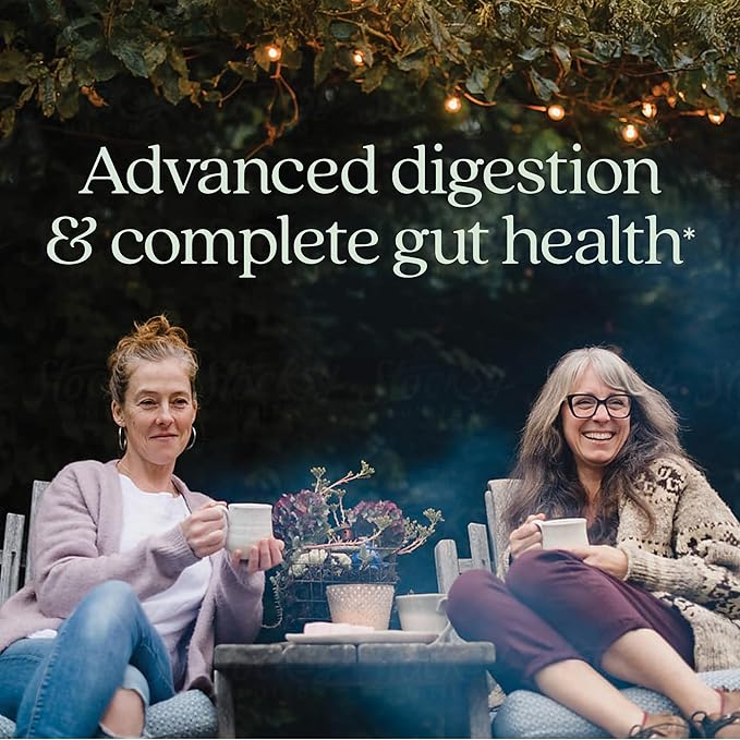 New Chapter All-Flora Probiotic for Advanced Digestion &amp Complete Gut Health with Prebiotics + Postbiotics Clinical-Strength Strains 100% Vegetarian Non-GMO Shelf Stable - 60 ct (2 Month Suppl