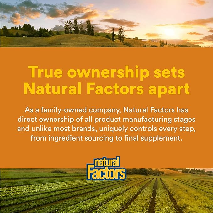 Natural Factors RegenerLife Capsules - Supports Cellular Energy &amp Combats Fatigue* - Mitochondria Support with Antioxidants - Non-GMO - 120 Capsules