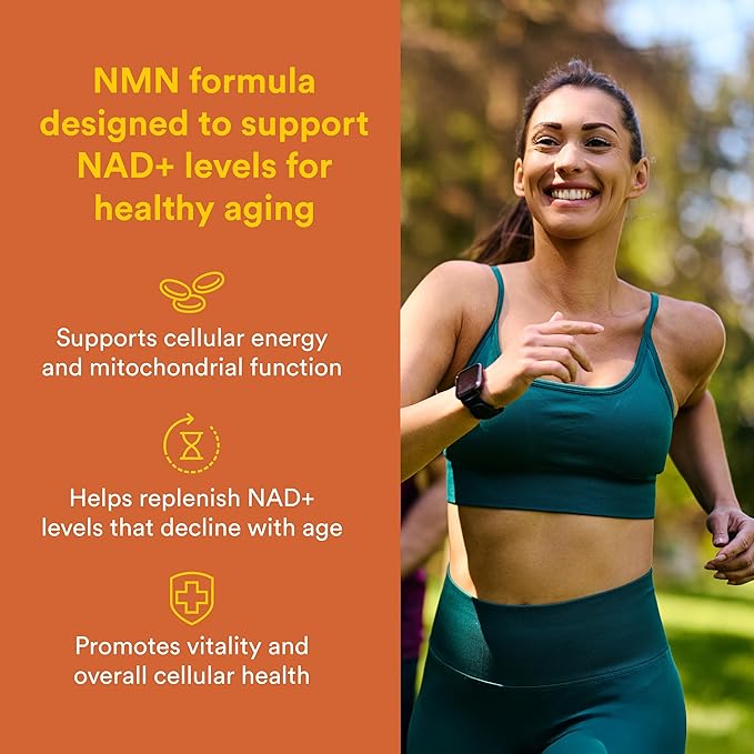 Natural Factors Regenerlife NMN NAD+ Boost 300MG 60 Vegetarian Capsules