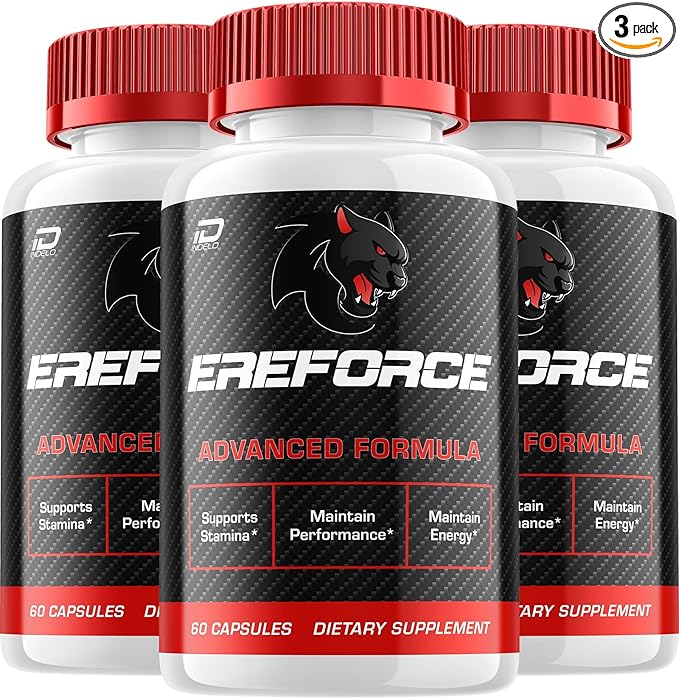 EreForce Capsule – Ere Force All Natural Supplement Advanced Formula Overall Health Support and Reviews (3 Pack - 180 Capsules)