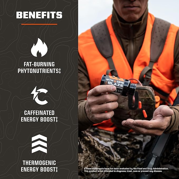 MTN OPS Blaze &amp Ammo Peanut Butter Chocolate Bundle – Thermogenic Fat Burner + Lean Muscle Protein Stack