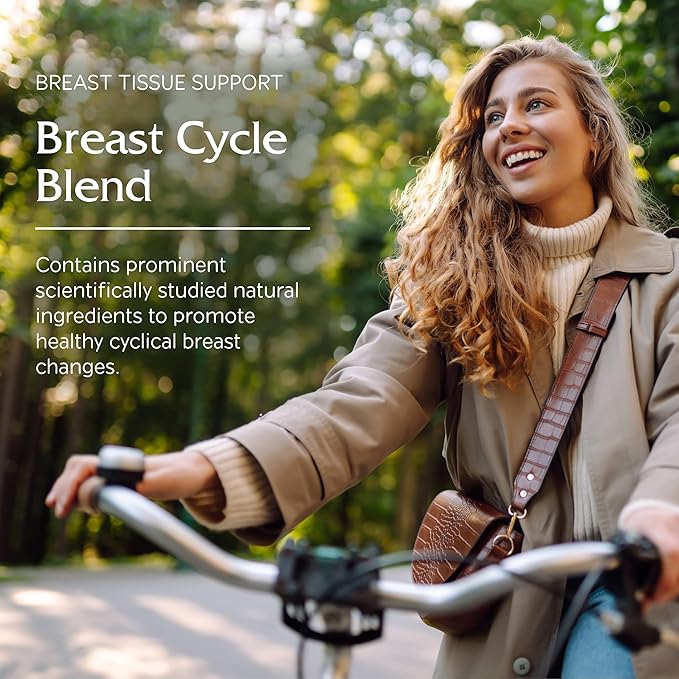 Vitanica Breast Cycle Blend Breast Cycle Support Iodine Borage Seed Oil Chaste Tree Berry (Vitex) Dandelion Vegan/Vegetarian 60 Capsules