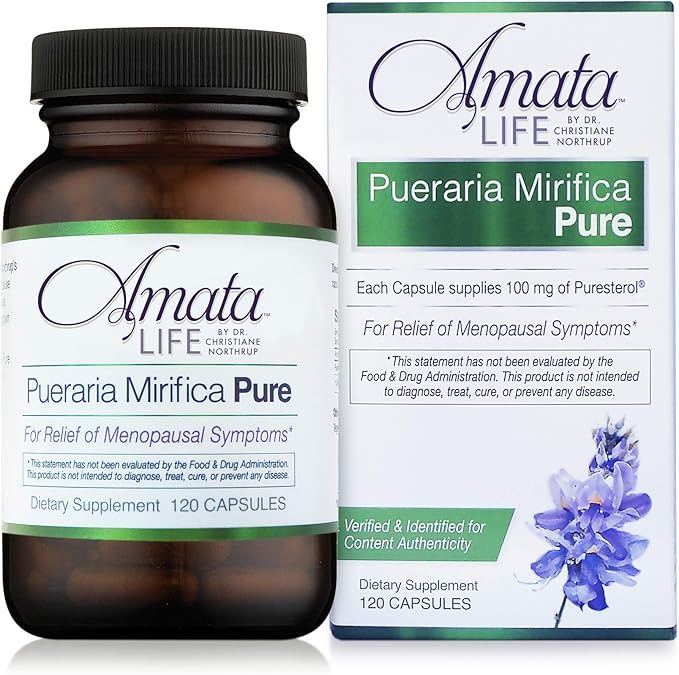 Amata Life by Dr. Christiane Northrup Pueraria Mirifica Pure for Menopause Symptoms