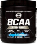 PMD Sports BCAA Stim-Free Amino Acids - Better Workout Performance Enhanced Recovery Daily Energy Muscle Builder and Muscle Sparing - BCAA Powder Drink Mix - Blue Razz (30 Servings)