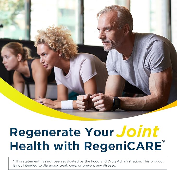 RegeniCARE Canister Joint Support Trio: Green Apple Mango &amp Lemon - Powerful Joint Health Supplement Bundle