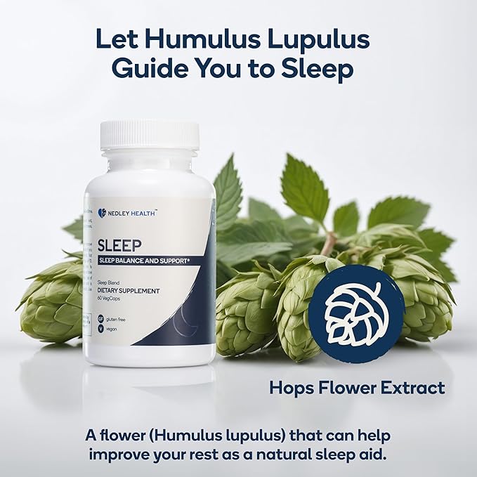 Sleep - Natural Sleep Aid Supplement - Relax &amp Restore with Melatonin L-Theanine &amp Herbal Extracts - 60 Veggie Capsules (Sleep)