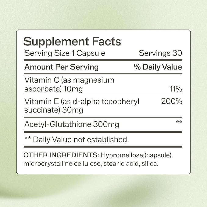 Amy Myers MD Glutathione Supplement - Healthy Cellular Absorption Natural Detox &amp Immune System Support - Acetyl-Glutathione Nutritional &amp Immune System Care - Gluten-Free &amp Non-Dairy - 3