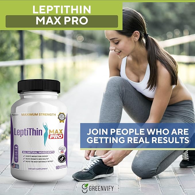 LeptiThin MAX PRO Maximum Strength Dietary Supplement 60 Capsules 30-Day Supply All Natural Ingredients (1)