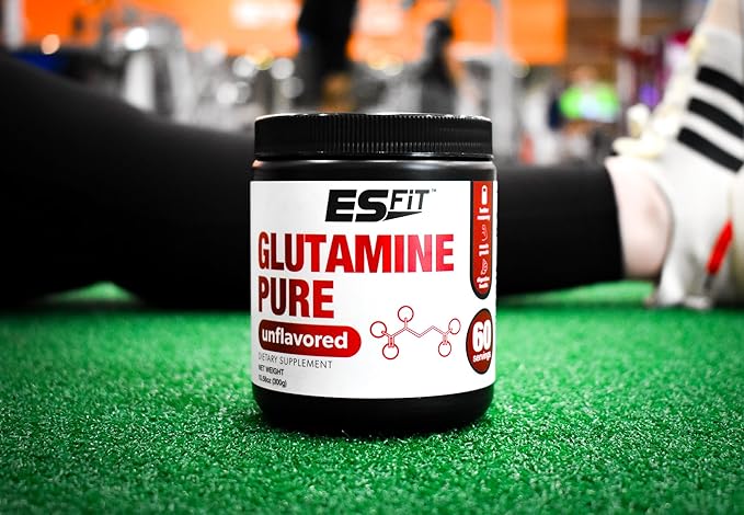 Glutamine Powder | 5000mg - 60 Servings | Post Workout Recovery Drink | No Artificial Colors or Flavors