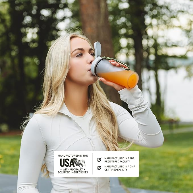 Snap Supplements BCAA Powder - 5g Vegan Branched Chain Amino Acids (2:1:1 Leucine Isoleucine Valine) + Essential Amino Acids with Nitric Oxide Booster 30 Servings Peach Mango