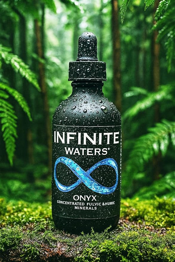 INFINITE WATERS - Fulvic Humic Acid Health Supplement – Organic Detox Immune Boost &amp Nutrient Absorption (4 fl oz)