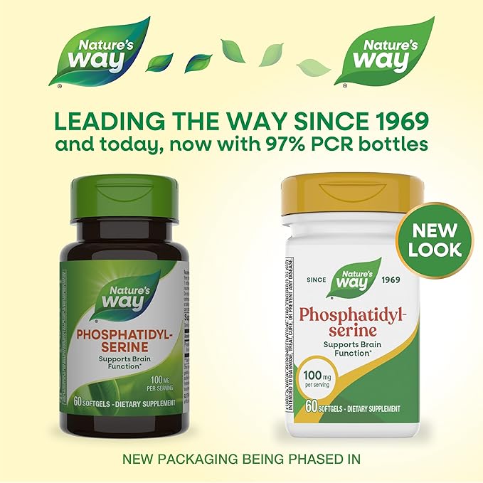 Nature's Way Phosphatidylserine Supports Brain Function* 60 Softgels