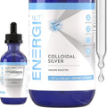 ENERGI Colloidal Silver Liquid Immune Support Supplement Immunity System Supplement for Adults and Kids Colloidal Silver Drops or Spray 8 Fl Oz Bottle