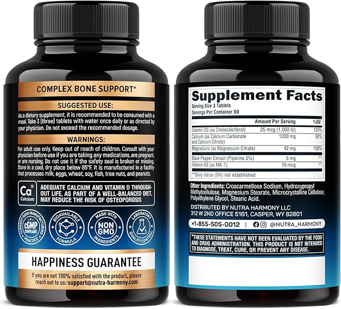 NUTRAHARMONY Alpha Lipoic Acid Capsules &amp Calcium Tablets