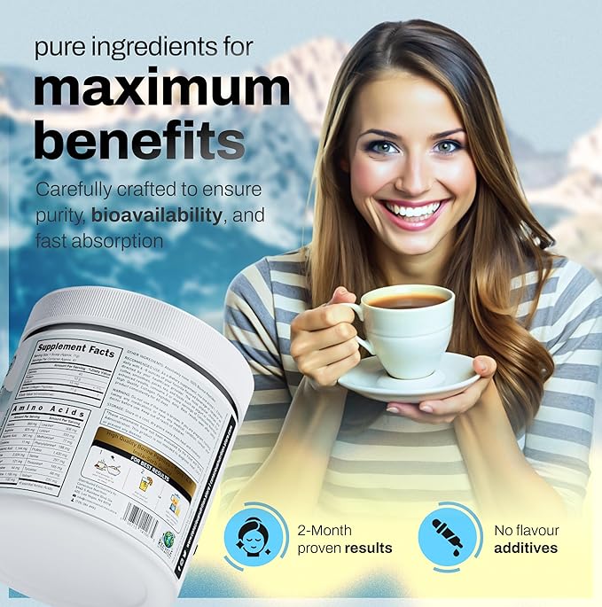 Collagen Peptides Powder – Unflavored Hydrolyzed Type I &amp III Collagen Grass-Fed Non-GMO 16 oz