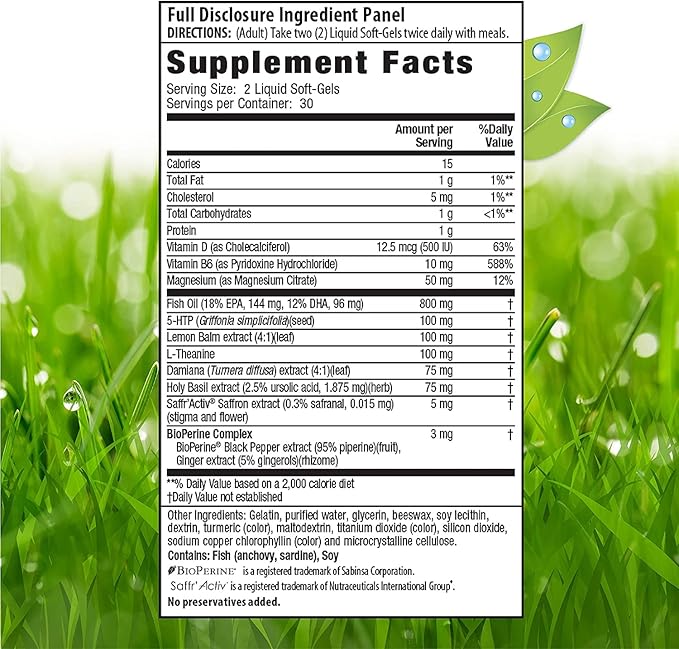 Irwin Naturals 5-HTP Extra 60 SoftGels Each (Pack of 4)
