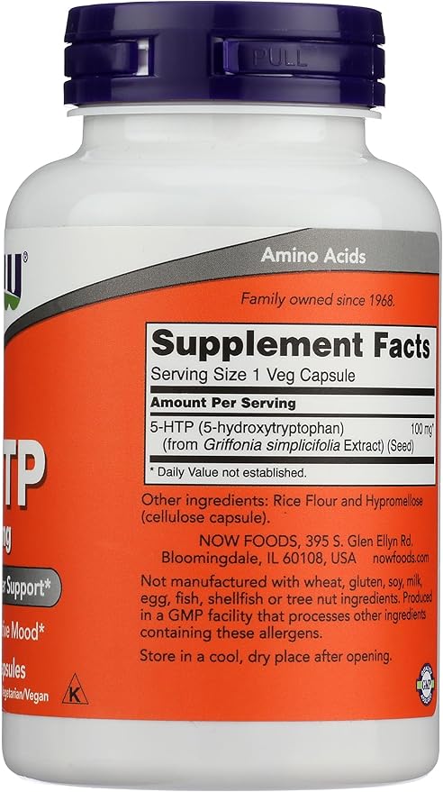 Now Foods 5-HTP 100 MG 120 CT