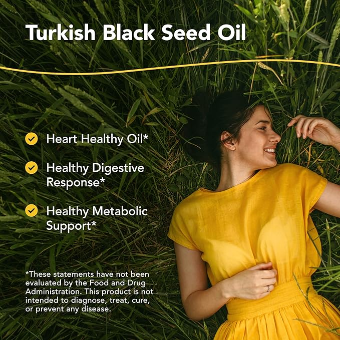 North American HERB &amp Spice Black Seed Oil 1000 mg - 90 Count - Liver Gallbladder &amp Intestinal Function - Heart &amp Digestive Health - Black Seed Oil Oregano Oil Fennel - Non-GMO - 45 Ser