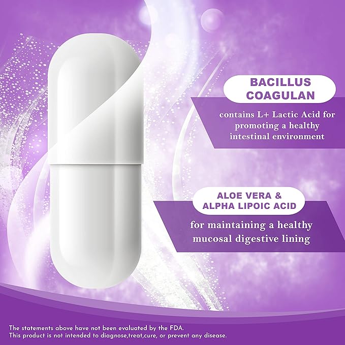 MASSE' Dietary Supplement for Proper Digestion and Probiotic Balance &amp Restore Formula