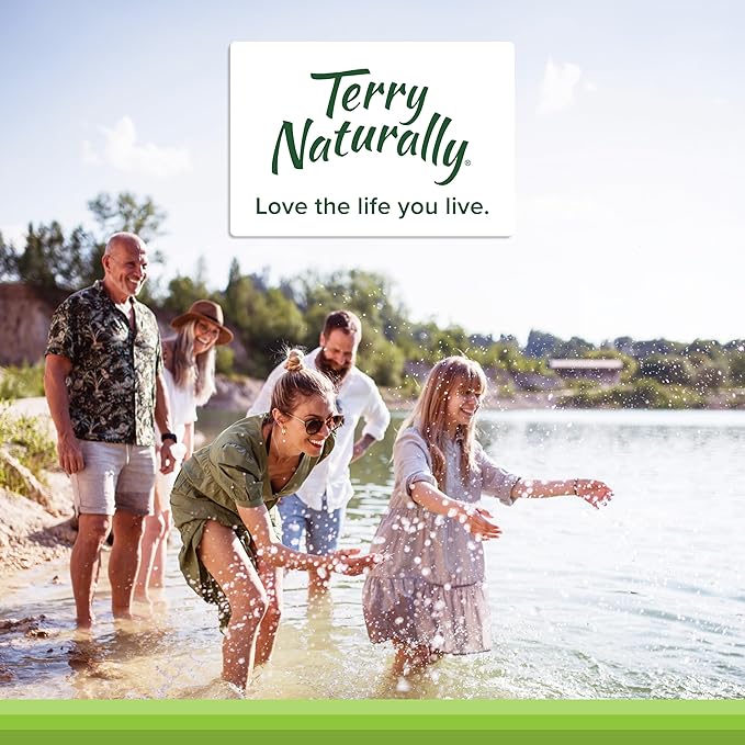 Terry Naturally PleuraMax - Upper Respiratory Health Supplement - Sourced from Oyster Mushrooms - Includes Vitamin C for Immune Support - Vegan &amp Non-GMO - 30 Capsules (30 Servings)