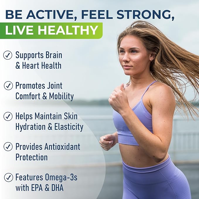Active Lifestyle Antarctic Krill Oil Supplement High Absorption EPA DHA Astaxanthin &amp Phospholipid Red Krill GMO Free Gluten Free Soy Free Dairy Free Lab Tested Made in USA