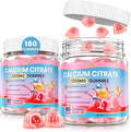 Calcium Citrate Magnesium Zinc 1500mg for Kids &amp Adults Sugar-Free Multivitamin D3 K2 (MK-7) B6 Chewable Gummies Extra Strength-Ultimate Absorption for Bone Muscle Teeth Immune Vegan 90 Count
