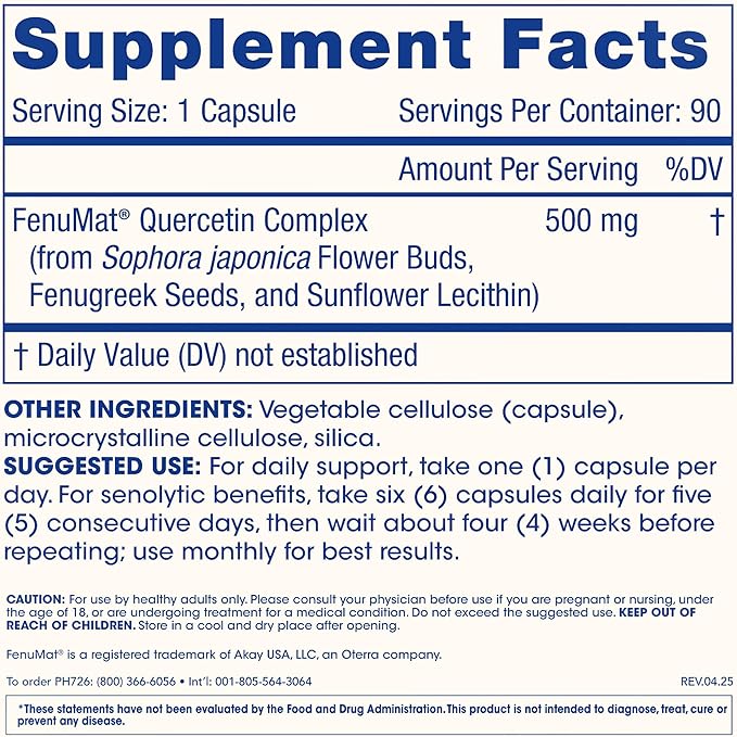 ProHealth Pure Quercetin 500 mg 90 Capsules Doctor Formulated Triple Lab Tested and GMP Manufactured 90 Servings
