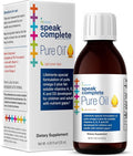 Lifetrients – Speak Complete Pure Oil – Natural Lemon – 4.05 oz – Pediatrician Formulated to Support Children with Special Nutritional Requirements – Enhanced with Omega-3 Vitamin A D3 E &amp K