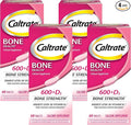 Caltrate 600 Plus D3 Calcium and Vitamin D Supplement Tablets Bone Health Supplements for Adults - 60 Count (Pack of 4)