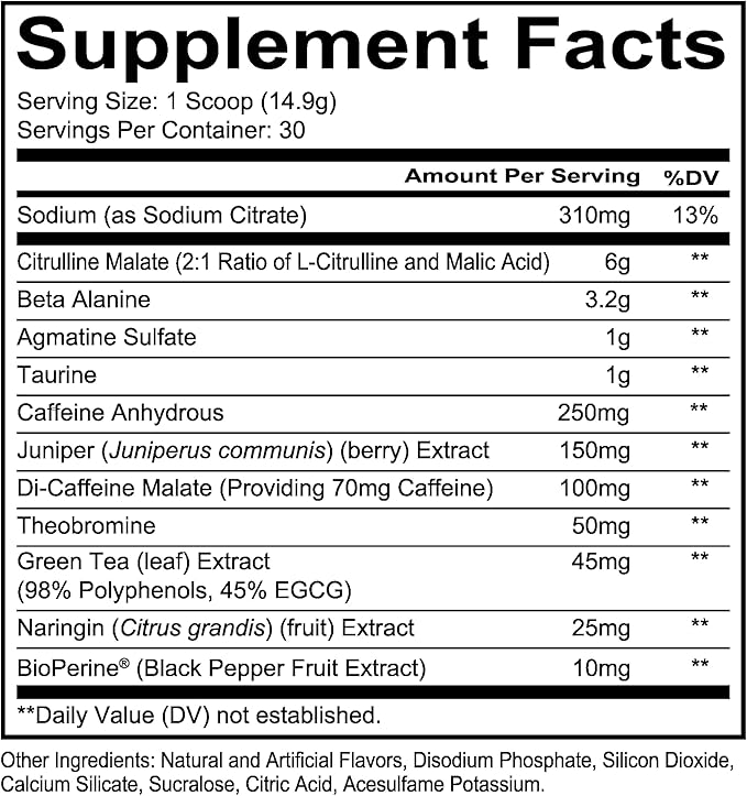 REDCON1 Total War Pre Workout - Beta Alanine + Citrulline Malate Keto Friendly Preworkout for Men &amp Women with 320mg of Caffeine - Fast Acting - Pink Lemonade (30 Servings)