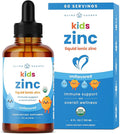 NutraChamps Liquid Zinc Drops for Kids Ionic Zinc Drops Enhanced with Vitamin C for Children Sugar-Free 4 oz Vegan &amp Non-GMO Unflavored 60 Servings 2 Month Supply
