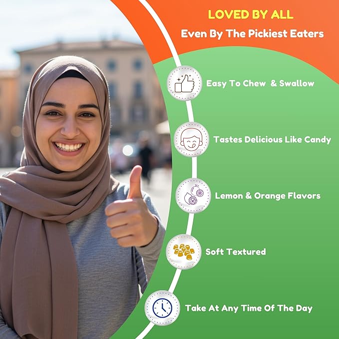 SHIFAA NUTRITION Vegan Omega 3 Gummies for Adults | No Fish Oil Burps | 60 Gummies | Plant Based w/Chia Oil Algae | Omega 3 6 9 w/DHA Vitamin C | for Brain Cardiovascular &amp Immune Support Halal