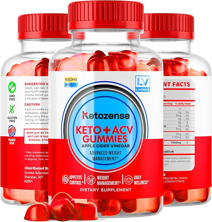 LIVORKA (5 Pack) Ketozense - KetozeneACV Gummies Ketozense Gummies KetozenseGummies Ketozense ACV Ketozense ACV 300 Gummies for 5 Months
