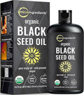 Micro Ingredients Black Seed Oil Organic Cold Pressed 16 fl oz | Rich in Thymoquinone &amp Omega 3 6 9 | Unrefined from Nigella Sativa Seeds | Immune Hair &amp Skin Support* | Non-GMO - 3 Months S