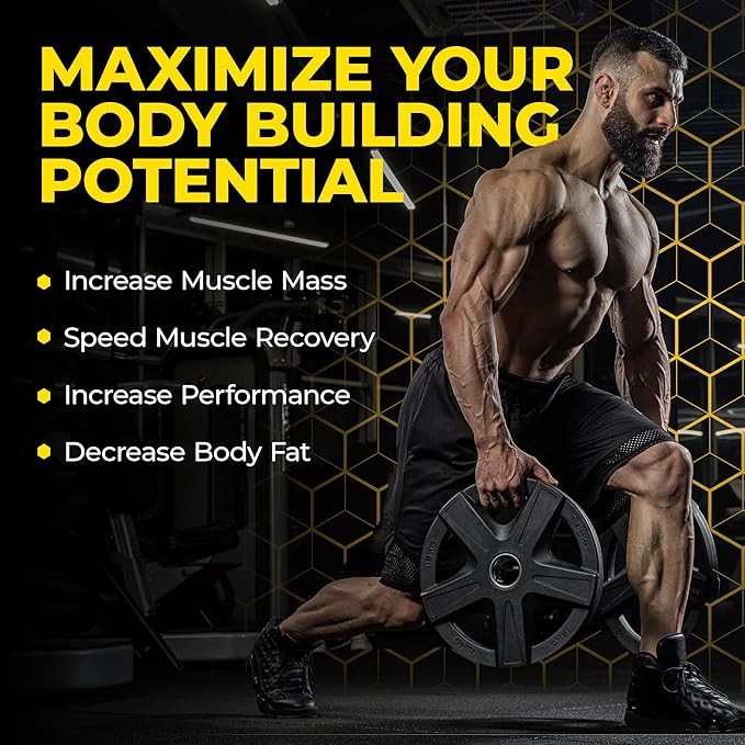 L-CREATINE Supplement: Creatine Monohydrate w/Leucine Amino Acid and HMB – Supports Muscle Mass Strength Recovery &amp Performance + Reduce Fat – Vegan 11oz (330g) Powder