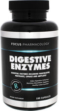 Digestive Enzymes and Probiotics Blend - 180 Ct Protease Lipase Lactase Galactosidase Acidophilus Casei Plantarum