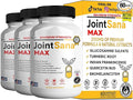 JointSana Max Maximum Strength Joint Support Supplement 60 Capsules with Glucosamine Chondroitin Turmeric Non-GMO Gluten Free (3)