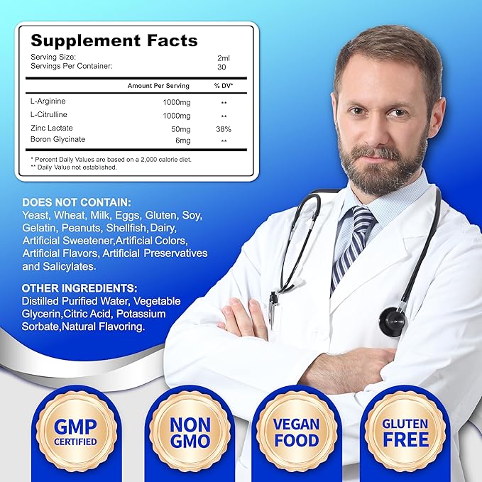L-Arginine Drops &amp DHEA Gummies