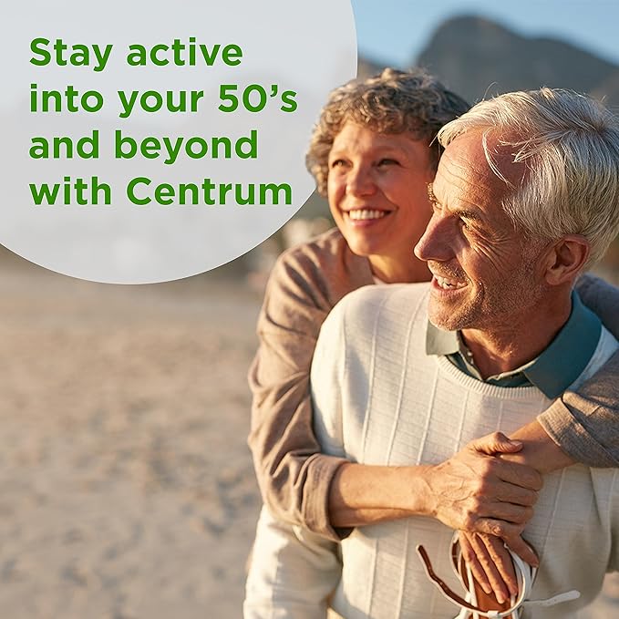 Centrum Silver Adult Multivitamin / Multimineral Supplement Tablet Vitamin D3 Age 50+ (220 Count)