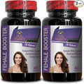 Female Vitality &amp Wellness Booster – Soy Isoflavones &amp Black Cohosh Capsules – Women’s Passion Blend – 2 Bottles 120 Capsules