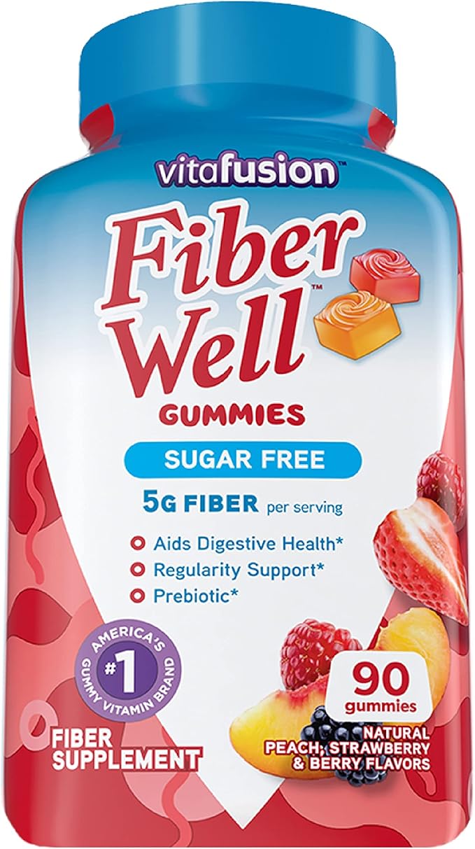 Colace Stool Softener &amp Vitafusion Sugar Free Fiber 30 Count &amp 90 Count Fruit Flavored