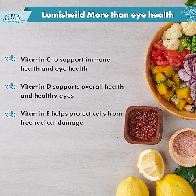 Buried Treasure LumiShield Plus - Peppermint Flavor 16 oz. Eye Health Support in Liquid Supplement